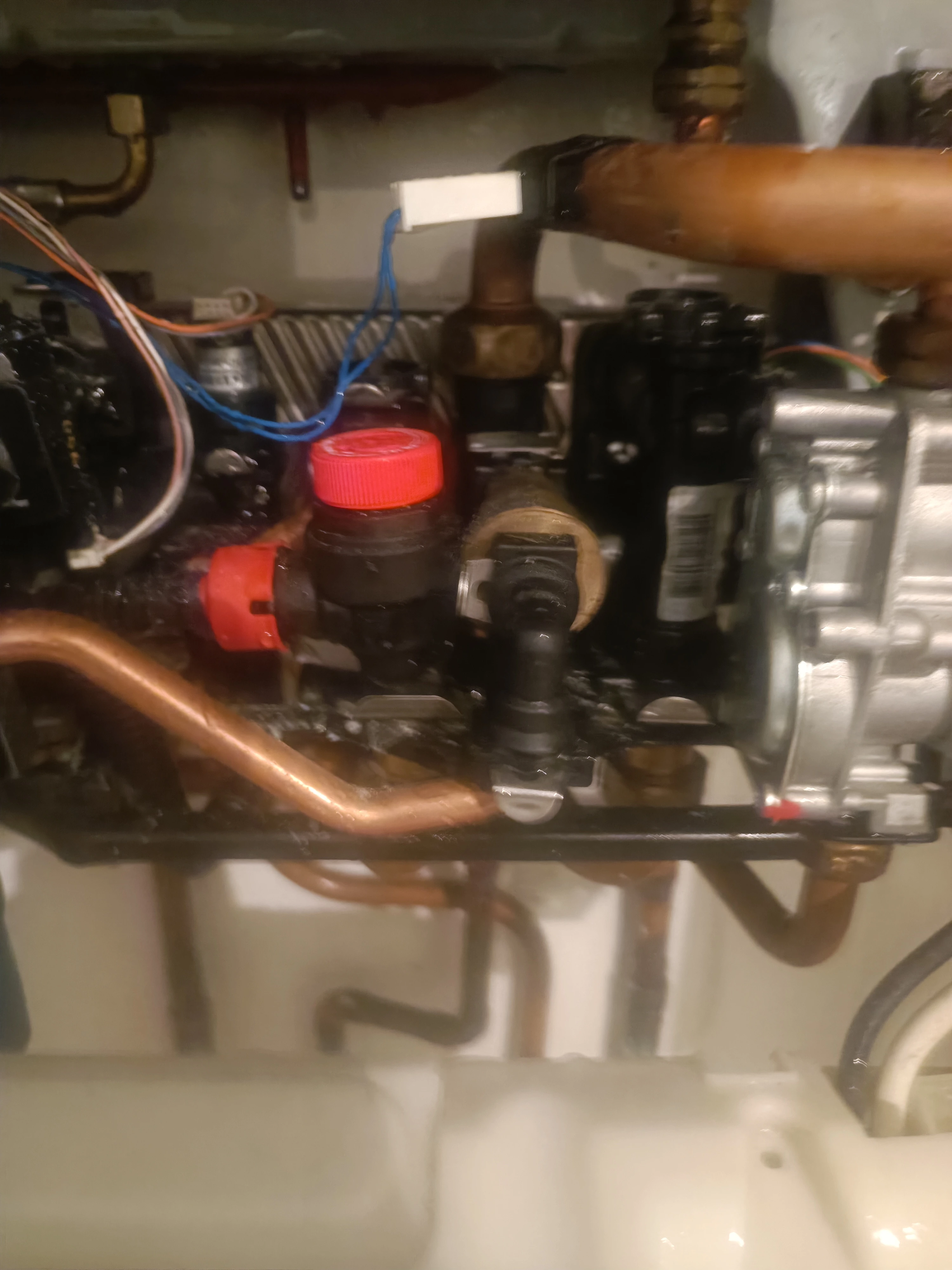 Saunier Duval boiler heat exchanger intervention in Nice Mont Boron